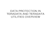 Data Protection in Teradata and Teradata Utilities Overview