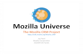 Mozilla Universe - The Mozilla CRM Project