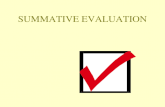 SUMMATIVE EVALUATION. Evaluation of Non-Tenured Teaching Staff.