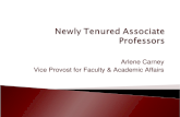 Newly Tenured Associate Professors