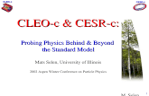 What is CESR-c & CLEO-c