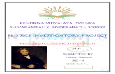 CBSE Class XII Physics Investigatory Project