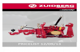 1. Zuidberg Pricelist Update September 2013