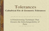 Tolerances Cylindrical Fits & Geometric Tolerances