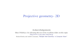 Projective geometry- 2D