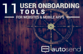 11 User Onboarding Tools for Websites and Mobile Apps