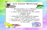Leo Lionni Noticings - The Curriculum Leo Lionni Noticings ... When they moved to America, Leo Lionni
