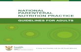 NATIONAL PARENTERAL NUTRITION African... 8 National Total Parenteral Nutrition Practice Guidelines for