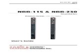NBB-115 & NBB-230 - ii NBB-115 & NBB-230: Network Boot Bars - User's Guide FCC Part 15 Regulation This