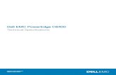 Dell EMC PowerEdge C6400 Technical Specifications Dell EMC PowerEdge C6400 overview The PowerEdge C6400