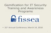 Gamification for IT Security Training and Awareness Programs ... ¢â‚¬¢ Gamification has always existed,