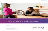 Point of Sale (POS) Testing - Aspire Systems Aspire Systems - Point of Sale (POS) Testing 6 Point of