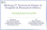 Introduction to LaTeX - navrati/LaTeX_ ¢  A revolution in typesetting Latex is an extension