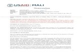 USAID MALI ... USAID/Mali Executive Office Position Vacancy: USAID/Ma roject Management Assistant USAID-HR-HEALTH-003-2019-PMA