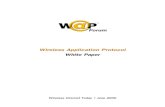 WAP White Paper - Wireless Application Protocol (WAP) (WAP) is the de-facto world standard for the presentation