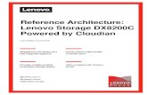 Reference Architecture: Lenovo Storage DX8200C Reference Architecture: Lenovo Storage DX8200C Powered