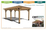 OZCO Project #342 - Patio Pergola ... V2.00 - Installation Instructions, Specifications and Project