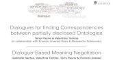 Dialogues for ¯¬¾nding Correspondences between partially ... Dialogues for ¯¬¾nding Correspondences