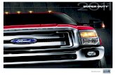 2011 Ford SuperDuty Brochure ... SUPER DUTY آ® ford.com 1Based on Ford drive-cycle tests of comparably