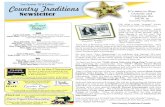 2nd Quarter- 2014 Edition Country Traditionssiterepository.s3. 2nd Quarter- 2014 Edition Newsletter