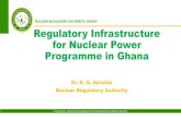 NUCLEAR REGULATORY AUTHORITY, GHANA Regulatory ... Nuclear Regulatory Authority, Ghana, Hse No. 1 &