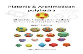 Platonic & Archimedean polyhedra - Maths-Pro templates and ... Polyhedra books/Polyhedra book 2012 GPآ 