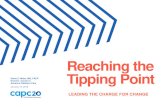 Reaching the Tipping Point - CAPC REACHING THE TIPPING POINT The literature suggests that a tipping