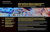 OpenText | Documentum Asset Operations - Product overview OpenText â„¢ Documentum for Asset Operations