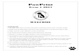 PawPrint - Bairnsdale & District Dog Obedience Club PawPrint Term 1 2017 WELCOME CLUB RULES 1.All dogs
