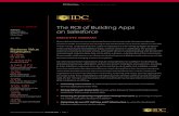 The ROI of Building Apps on Salesforce IDC White Paper | The ROI of Building Apps on Salesforce IDCâ€™s