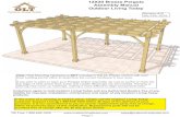 12X20 Breeze Pergola Assembly Manual Outdoor Living Customers agree to hold Outdoor Living Today and