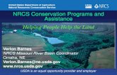 NRCS Conservation Programs and Assistance NRCS Conservation Programs and Assistance Verlon Barnes NRCS