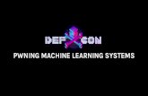 PWNING MACHINE LEARNING SYSTEMS CON 25/DEF CON 25 workshops/DEF Cآ  agenda - part 1 1omin intro + setup