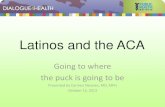 Latinos and the ACA - Samuel Merritt Latinos and the ACA â€¢My Story â€¢ACA â€¢Latinos and ACA . Colton,