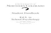 Student Handbook Ed.S. in School Psychology intervention, systemic interventions, and stress/coping