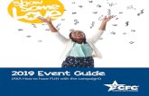 CFC 2019 Event Guide - does love planning events to help out. 1 Event Planning Guide. 2 Event Planning
