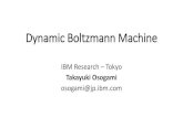Dynamic Boltzmann Machine - Dynamic Boltzmann machine as a limit of a sequence of Boltzmann machines