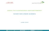 SHERYAN USER GUIDES - Dubai Health Authority licensing... 4.5 Go to Dataflow Applicants can either click