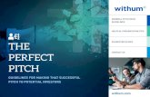 Perfect Pitch for Startups - Withum THE PERFECT PITCH Helpful Presentation Tips Limit To One Presenter.