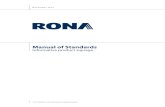 Manual of Standards - Rona, Inc. t 23 1/2â€‌ x 36â€‌ t 29 1/2â€‌ x 36â€‌ t 35 1/2â€‌ x 36â€‌ t 41 1/2â€‌