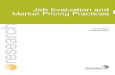 Job Evaluation and Market Pricing Practices Job Evaluation and Market Pricing Practices 1 Introduction