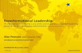 Transformational Leadership - Eaquals Transformational Leadership -Overview "Transformational leadership