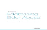 Addressing Elder Abuse Toolkit | Overview Addressing Elder Abuse Toolkit | Overview 5 Definition Elder