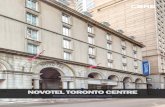 Novotel Toronto Centre Flyer - f. Novotel brand and Accor Hotels management in place. Accor Hotels is