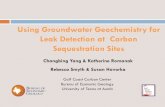 Using Groundwater Geochemistry for Leak Detection at ... Using Groundwater Geochemistry for Leak Detection