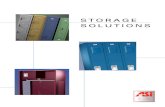 STORAGE SOLUTIONS - NorthStar solutions catalog 2010... PLASTIC LOCKERS Plastic Lockers are ideal for