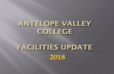 Facilities Assessment - Antelope Valley College ... Joshua Hall Gymnasium Renovation (CCCCO Approval)
