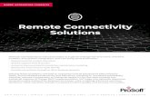 Remote Connectivity Solutions (OEE), and increased productivity and efficiency resulting in increased
