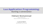 Lua Application Programming - Hisham Lua, an extension language for scripting Lua 5.2 (2011) â€“ Lua