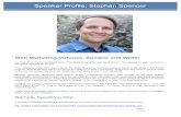 Speaker Profile: Stephan Spencer â€¢ a clear idea of where site traffic comes from and what visitors
